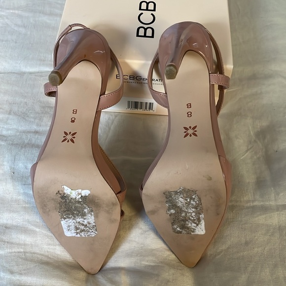 BCBGeneration Nude Patent Heels - Picture 3 of 5